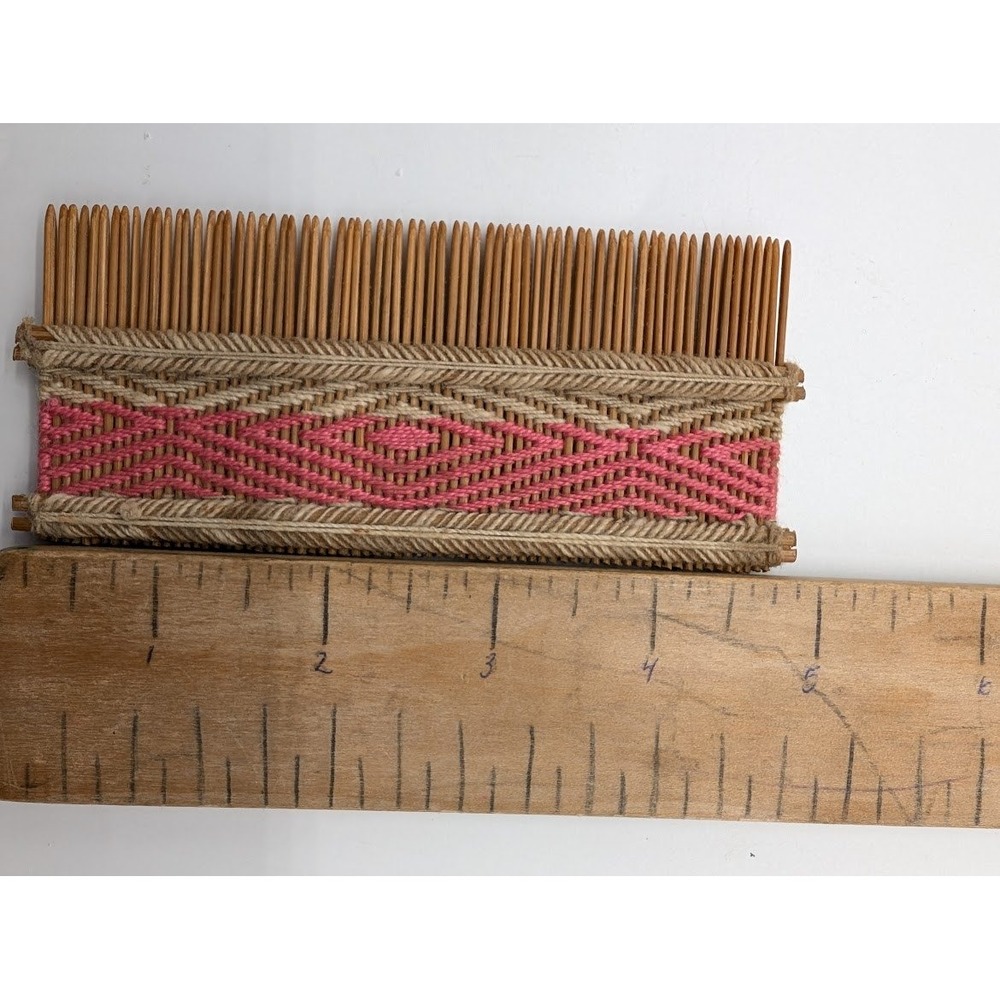 Vintage Amazonian Amazon Indian Shuar Huaorani Karaja Hair Comb Brush Woven Wood - Picture 6 of 7